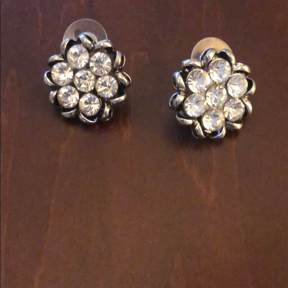 Rhinestone earrings